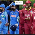 India National Cricket Team Vs West Indies Cricket Team Match Scorecard